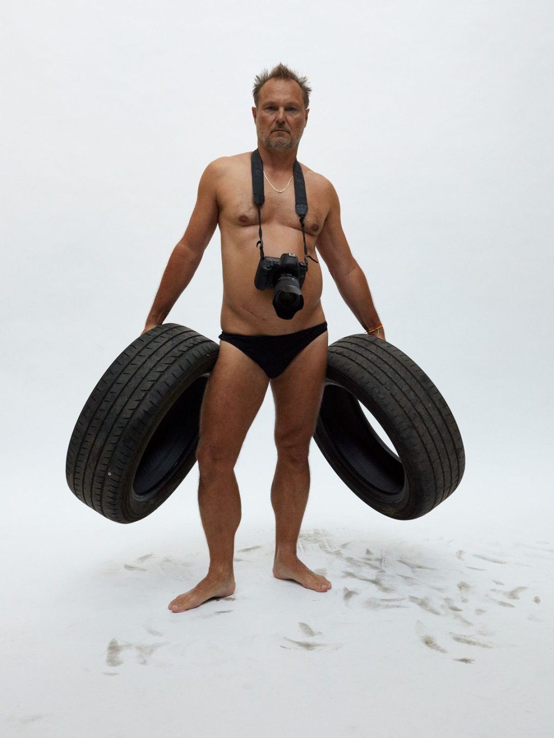 5. Self-portrait with tyres, London, 2021 - 72 dpi