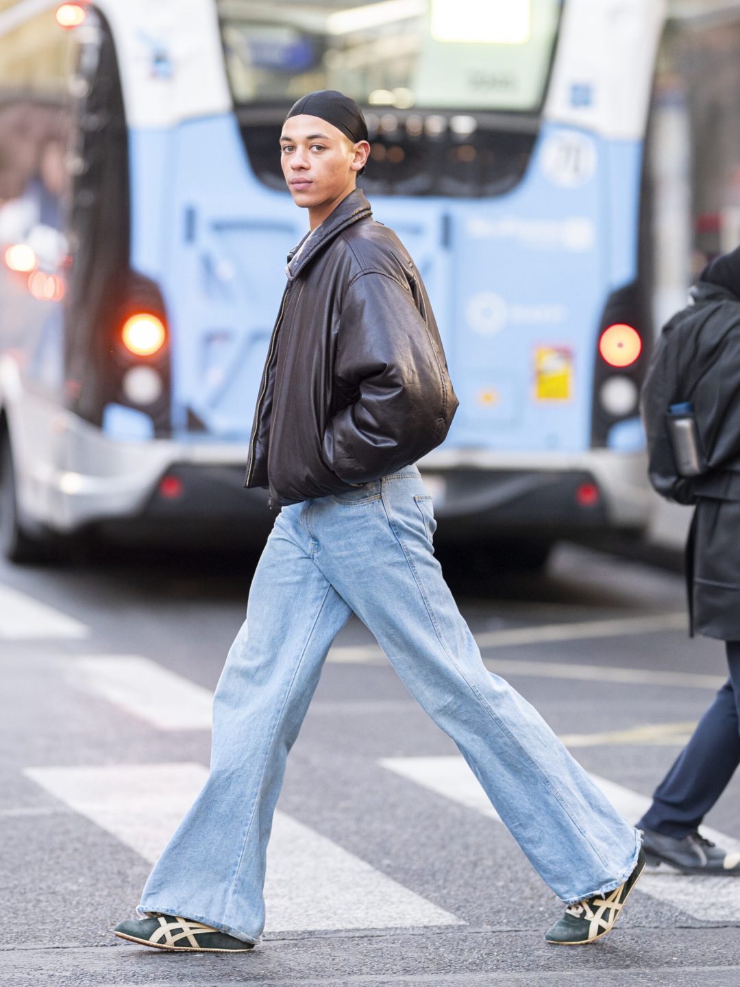 Guillame Diop wears Onitsuka Tiger x Versace (1)
